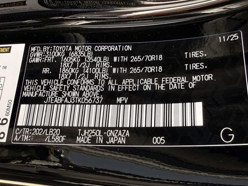 Used 2026 Toyota Land Cruiser w/ Premium Package AWD/4WD image 36