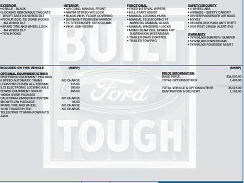 Used 2015 Ford F250 XL w/ Power Equipment Group AWD/4WD image 2