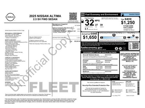 Used 2025 Nissan Altima 2.5 SV FWD image 4