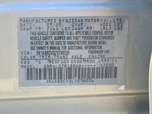 Used 2020 Nissan Sentra SV image 28