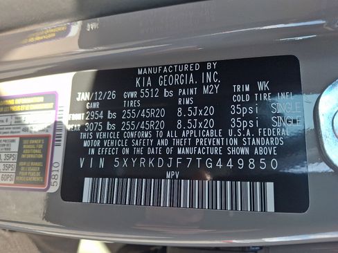 New 2026 Kia Sorento SX image 20