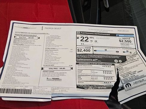 New 2025 Chrysler Pacifica Select w/ Fav Edition Package image 15