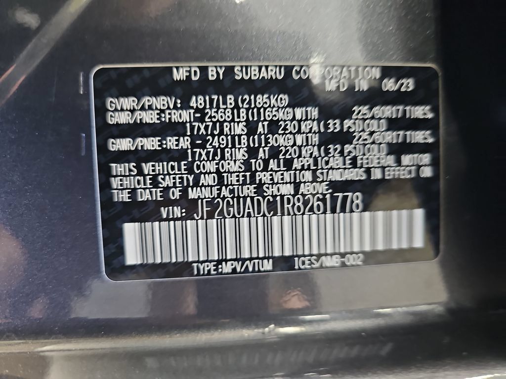 Used 2024 Subaru Crosstrek 2.0i Premium AWD/4WD image 34