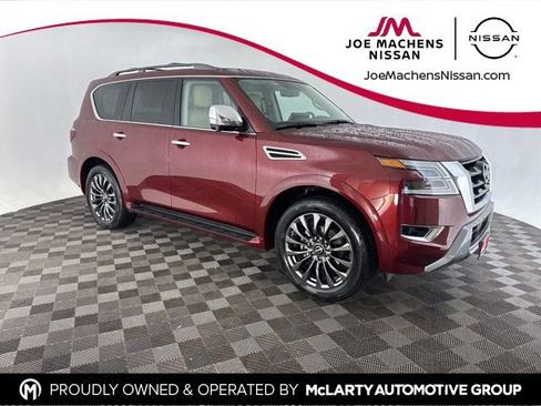 Certified 2024 Nissan Armada Platinum w/ Captain's Chairs Package AWD/4WD image 1