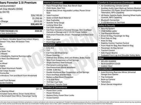 Used 2018 Subaru Forester 2.5i Premium w/ All-Weather Package image 11