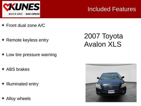 Used 2007 Toyota Avalon XLS FWD image 2