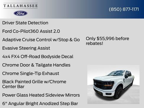 New 2025 Ford F150 XLT w/ Equipment Group 302A MID image 65