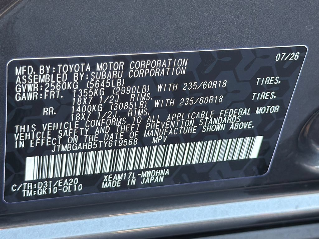 New 2026 Toyota bZ Woodland AWD/4WD image 38