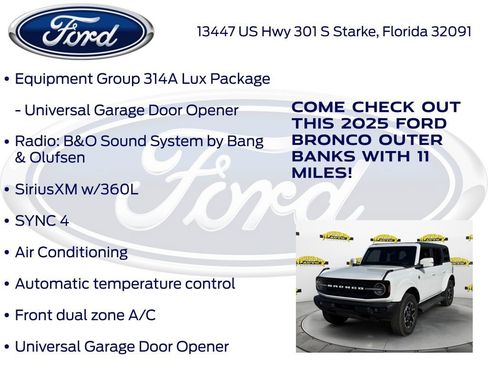 New 2025 Ford Bronco Outer Banks image 20