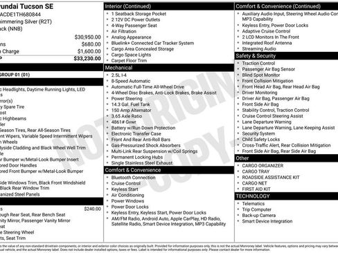 Used 2026 Hyundai Tucson SE image 36