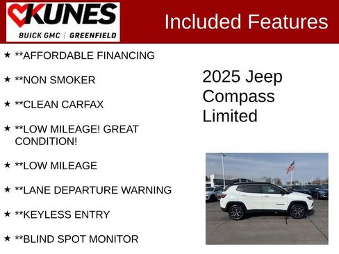 Used 2025 Jeep Compass Limited image 3