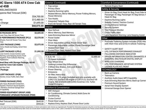 Used 2021 GMC Sierra 1500 AT4 w/ AT4 Value Package AWD/4WD image 14