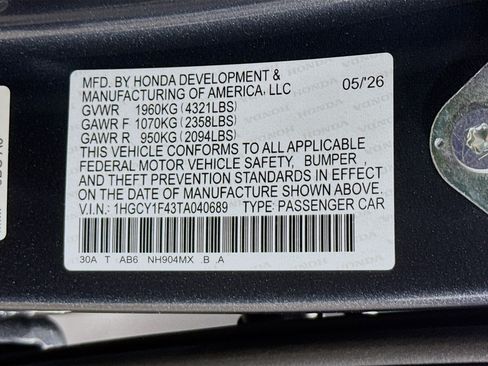 New 2026 Honda Accord SE image 38