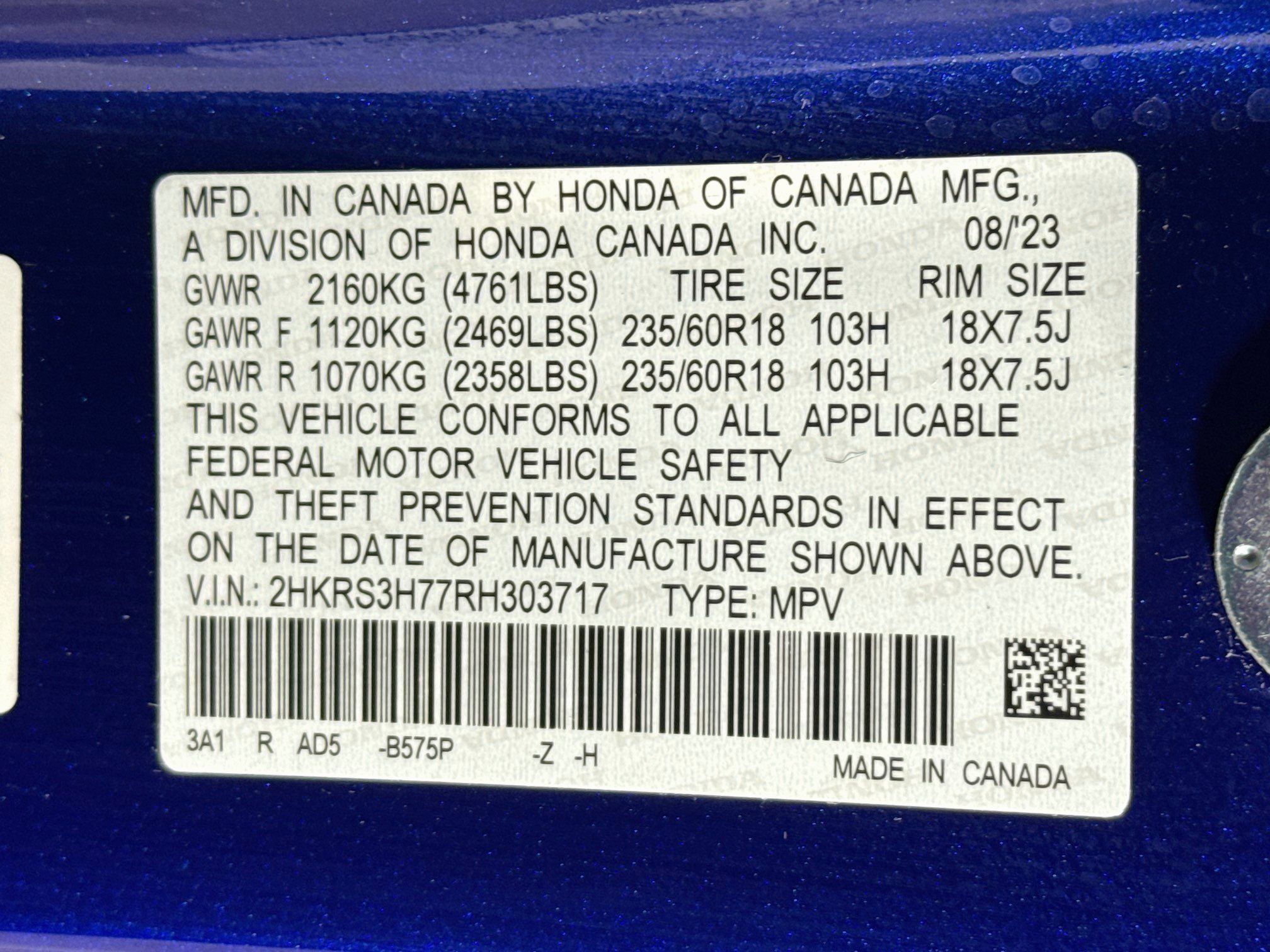 Certified 2024 Honda CR-V EX-L image 38
