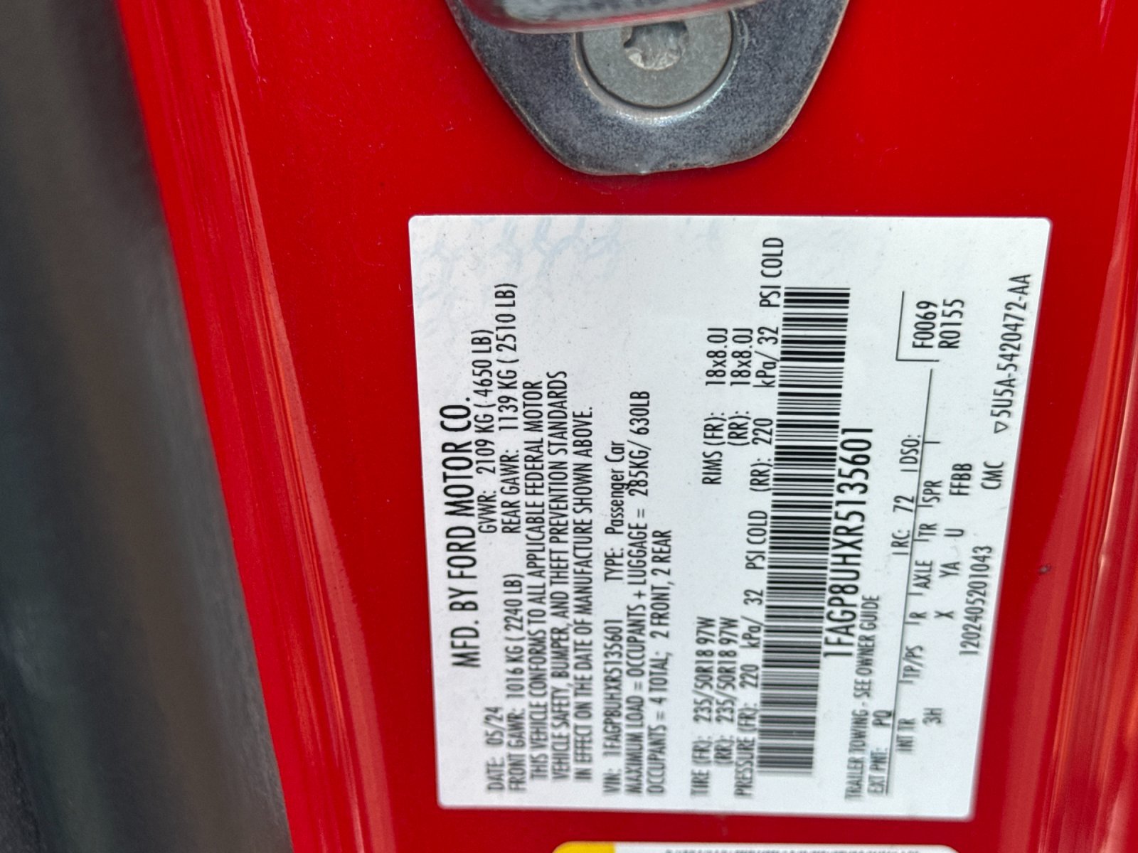 Used 2024 Ford Mustang Premium RWD image 41