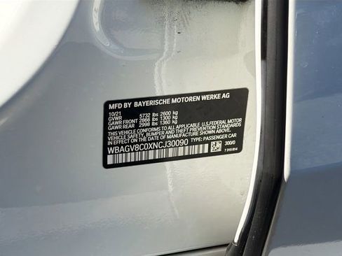 Certified 2022 BMW M850i Gran Coupe xDrive image 46