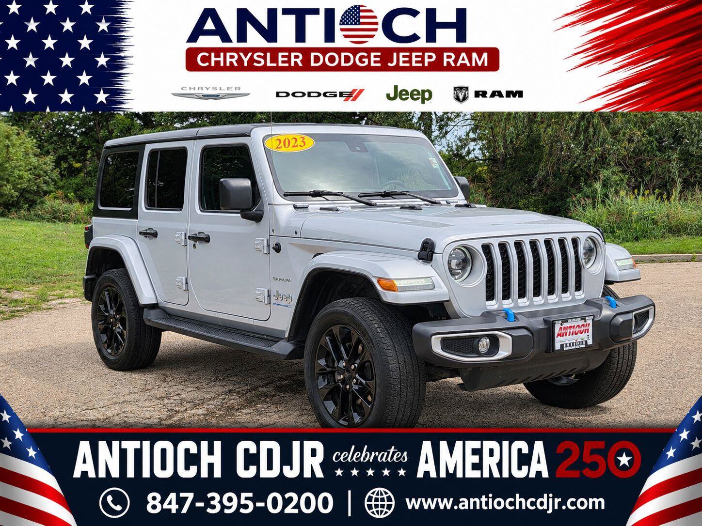 Used 2023 Jeep Wrangler Unlimited Sahara w/ Cold Weather Group AWD/4WD image 1