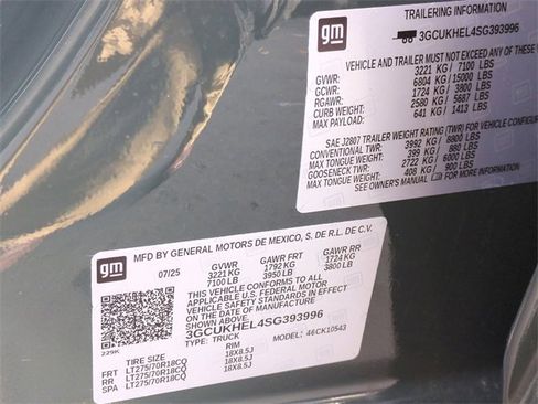 Certified 2025 Chevrolet Silverado 1500 ZR2 w/ Dark Appearance Package image 35