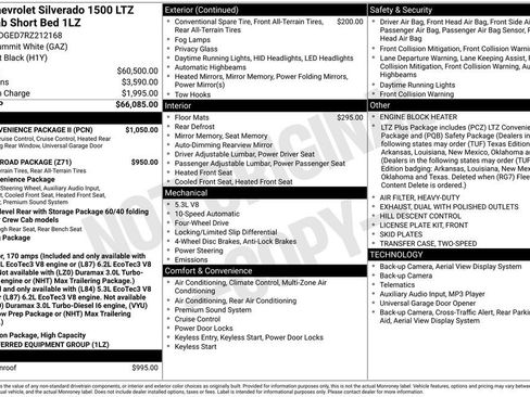 Used 2024 Chevrolet Silverado 1500 LTZ w/ LTZ Convenience Package II AWD/4WD image 43