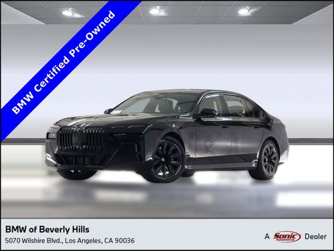Certified 2023 BMW 740i w/ Parking Assistance Package RWD image 1