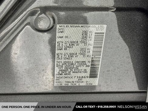 Used 2018 Nissan Rogue SL FWD image 33