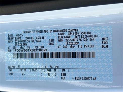 New 2025 Ford F550 2WD Crew Cab Super Duty image 19