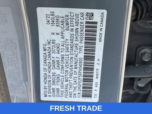 Certified 2023 Honda Civic Sport image 28