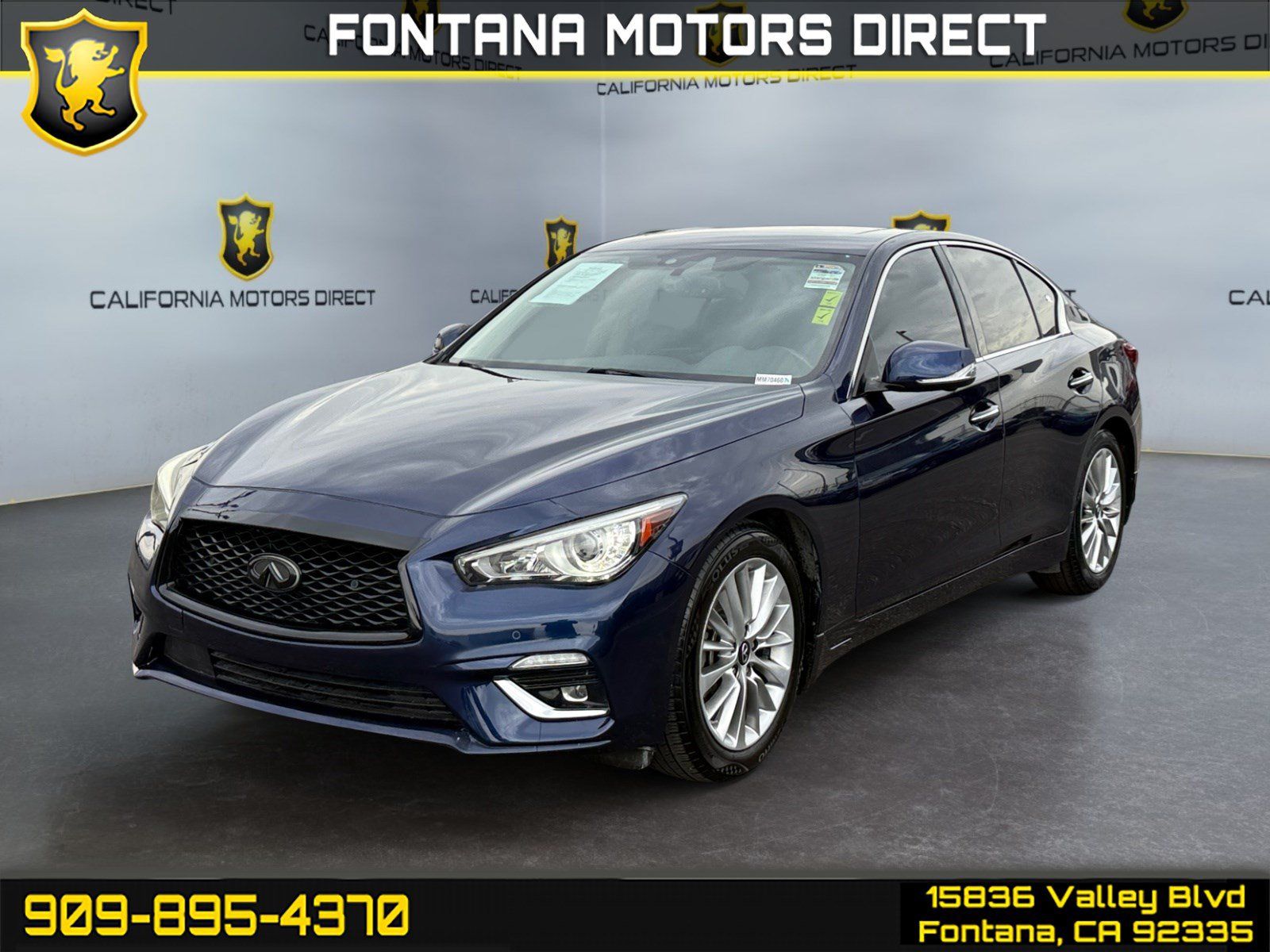 Used 2021 INFINITI Q50 Luxe w/ Cargo Package RWD image 1