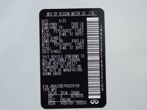 Used 2024 INFINITI QX80 Sensory w/ Cargo Package image 29