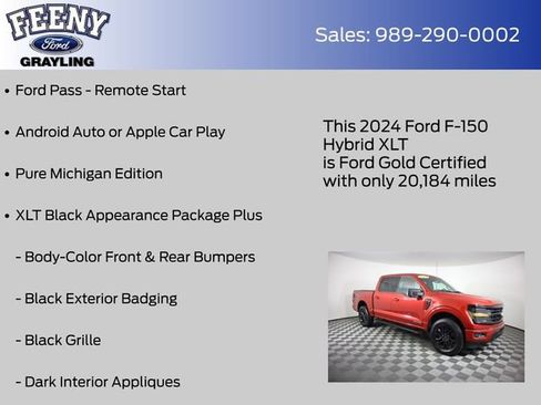 Certified 2024 Ford F150 XLT w/ Equipment Group 302A MID AWD/4WD image 9
