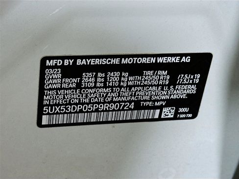 Certified 2023 BMW X3 xDrive30i w/ Convenience Package image 33
