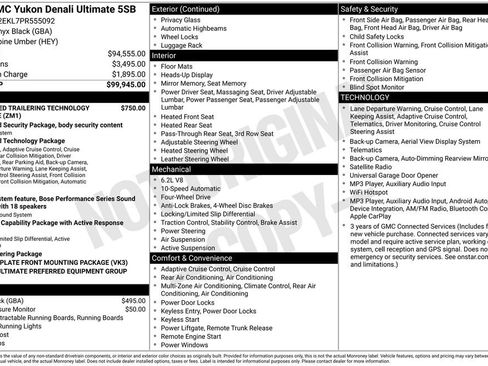 Used 2023 GMC Yukon Denali Ultimate AWD/4WD image 4