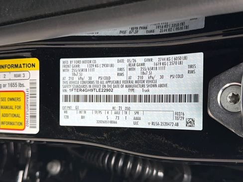 New 2026 Ford Ranger XLT w/ Black Appearance Package RWD image 31