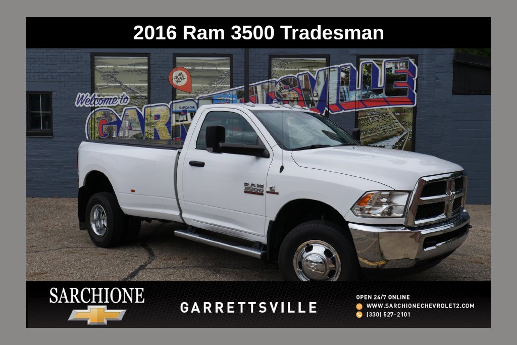 Used 2016 RAM 3500 Tradesman w/ Chrome Appearance Group AWD/4WD image 1