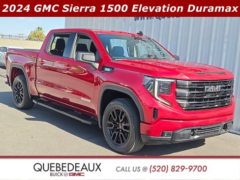 Used 2024 GMC Sierra 1500 Elevation w/ LPO, Elevation Black Package AWD/4WD image 1