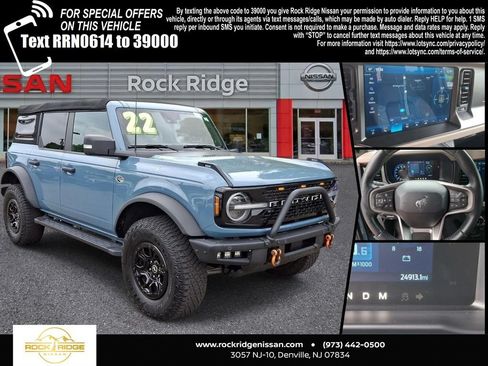 Used 2022 Ford Bronco Wildtrak AWD/4WD image 1