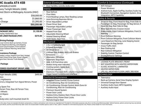 Used 2024 GMC Acadia AT4 w/ Luxury Package AWD/4WD image 4