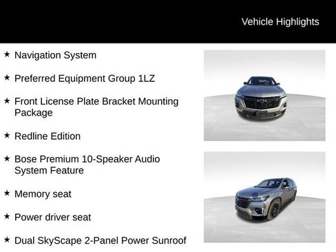 Certified 2023 Chevrolet Traverse Premier w/ Redline Edition image 13