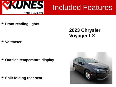 Used 2023 Chrysler Voyager LX image 3