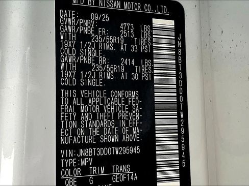 New 2026 Nissan Rogue Platinum image 14