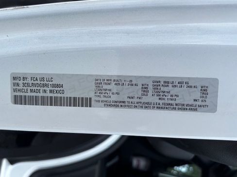 Used 2024 RAM ProMaster 2500 w/ Quick Order Package 22G SLT FWD image 19
