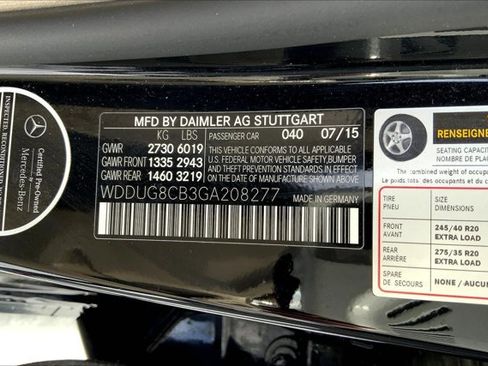 Used 2016 Mercedes-Benz S 550 S 550 image 31