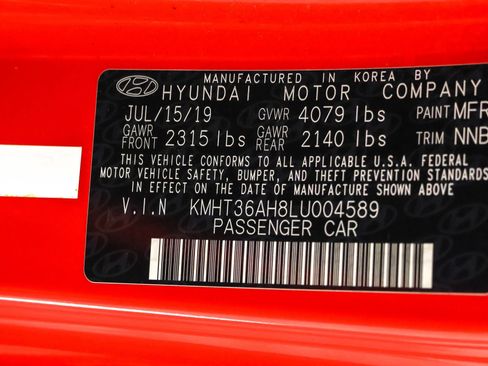 Used 2020 Hyundai Veloster N image 45