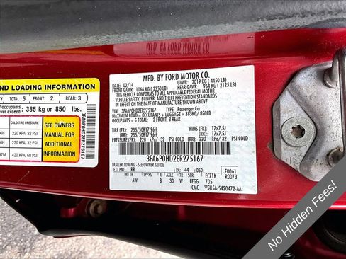 Used 2014 Ford Fusion SE FWD image 25
