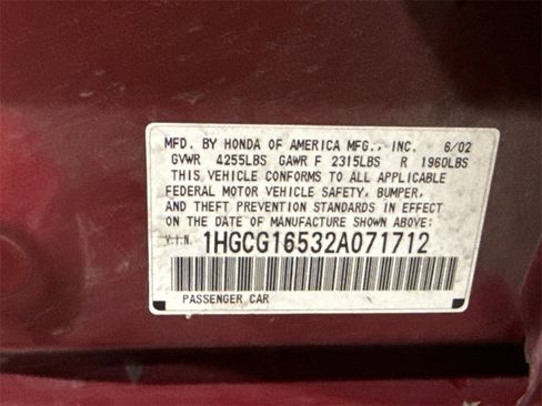 Used 2002 Honda Accord EX image 23