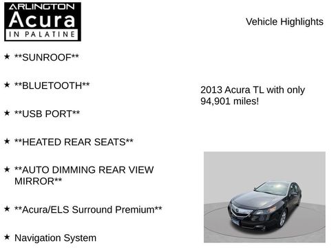 Used 2013 Acura TL w/ Technology Package FWD image 7