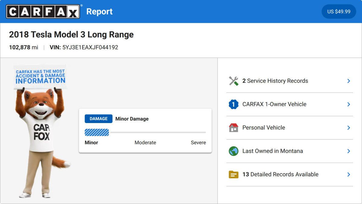 Used 2018 Tesla Model 3 Long Range RWD image 2