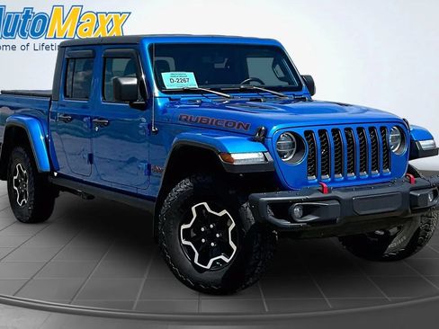 Used 2021 Jeep Gladiator Rubicon w/ Uconnect 4C Nav & Sound Group AWD/4WD image 3