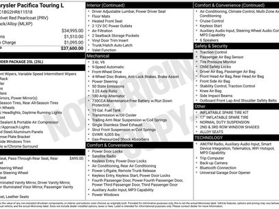 Used 2017 Chrysler Pacifica Touring-L