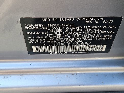 Used 2020 Subaru Crosstrek 2.0i Premium image 7